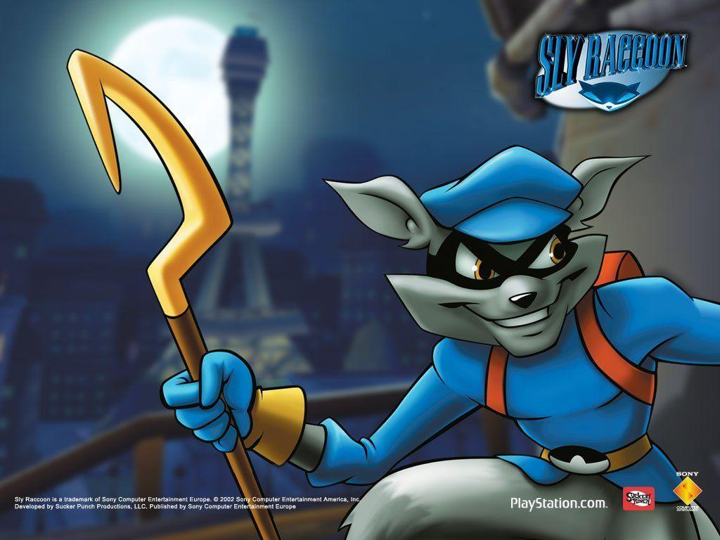 Wallpaper for the first Sly Cooper game, Sly Cooper and the Thievius