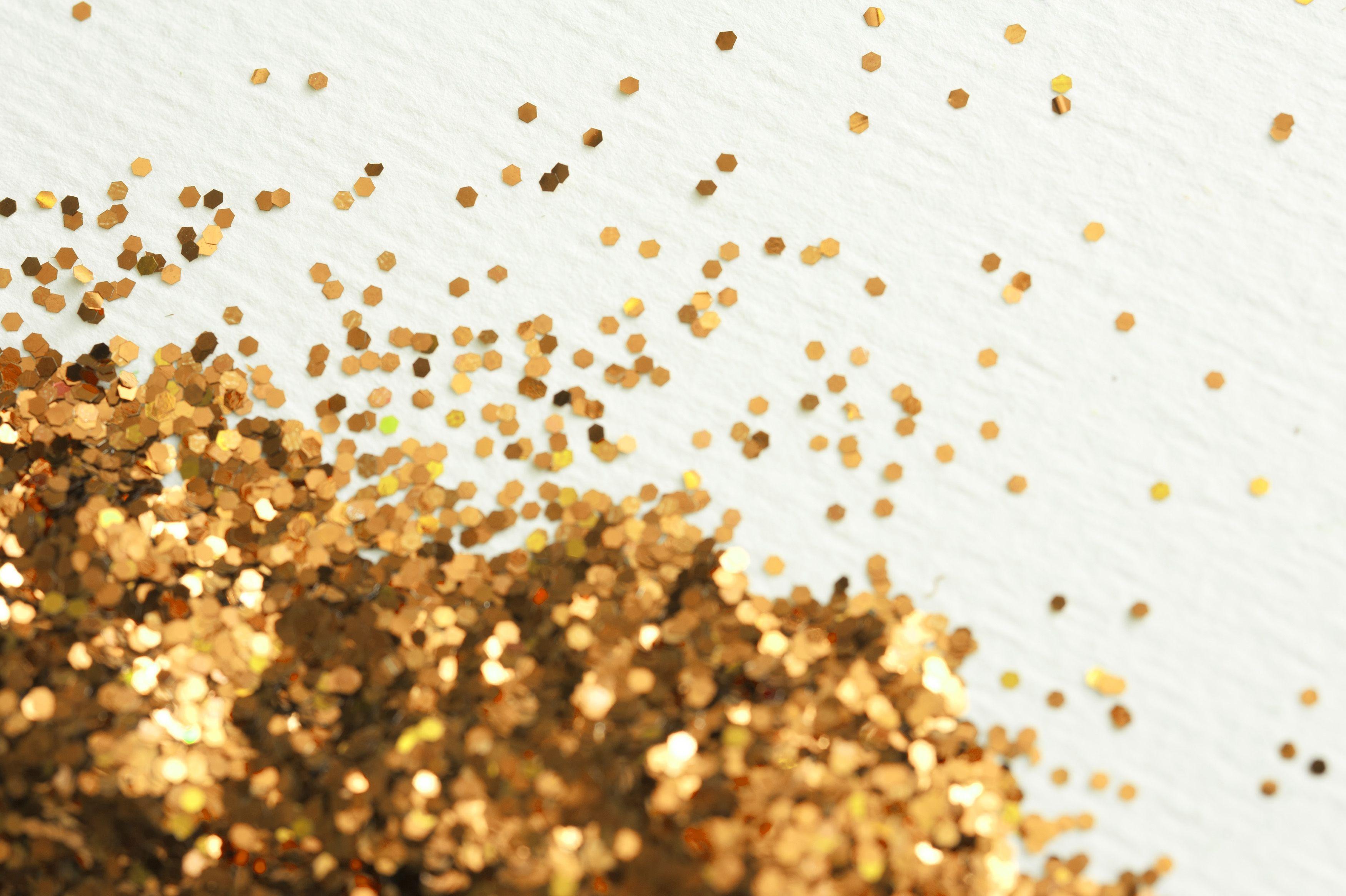 Free image of gold glitter background