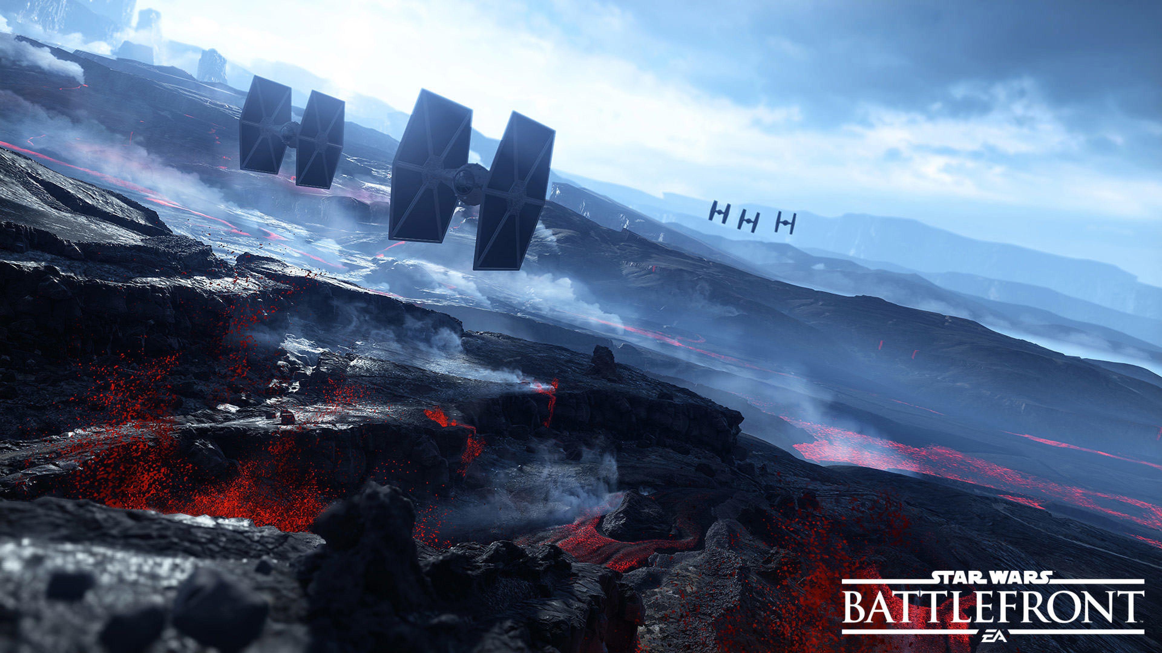 Star Wars Battlefront Tie Fighters Wallpaper 4K UHDTV Resolution