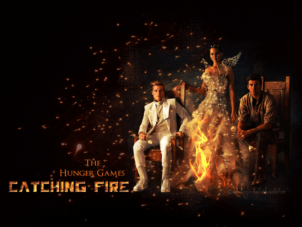 Catching Fire HD Wallpaper.png. The Hunger Games