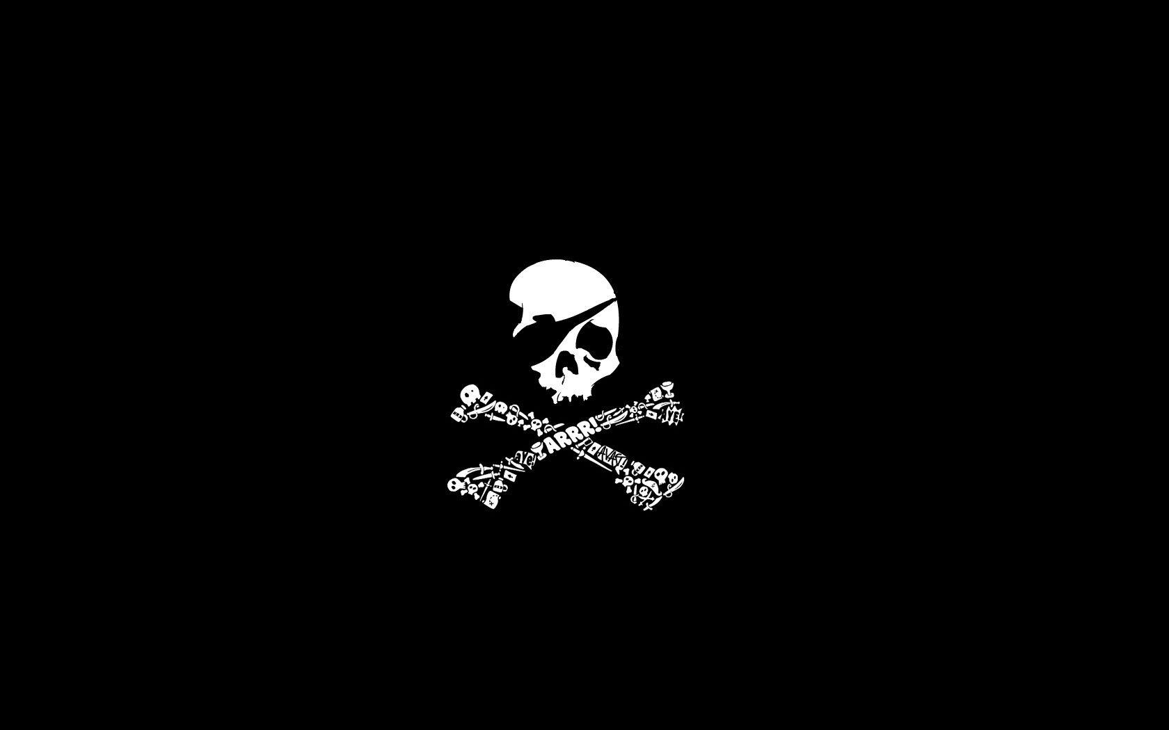 Black And White Skull Wallpaper, Picture