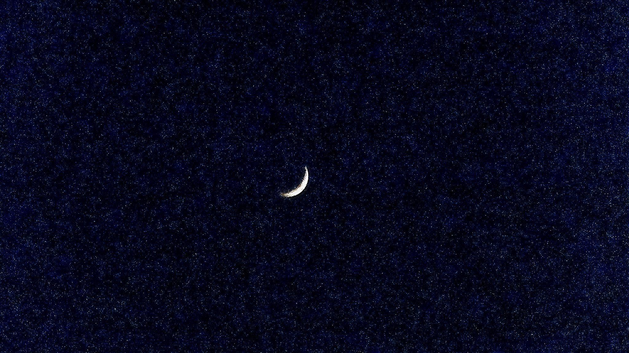 Moon and Stars HD desktop wallpaper, Widescreen, High Definition