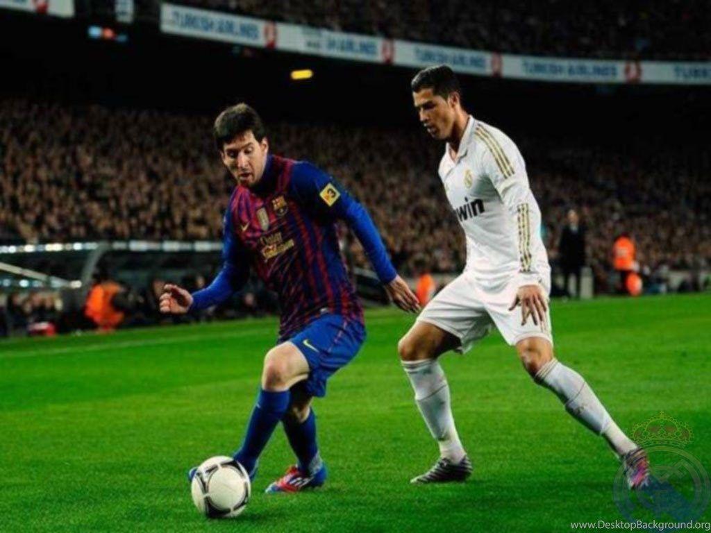 Lionel Messi Vs Cristiano Ronaldo Latest HD Wallpaper 2013
