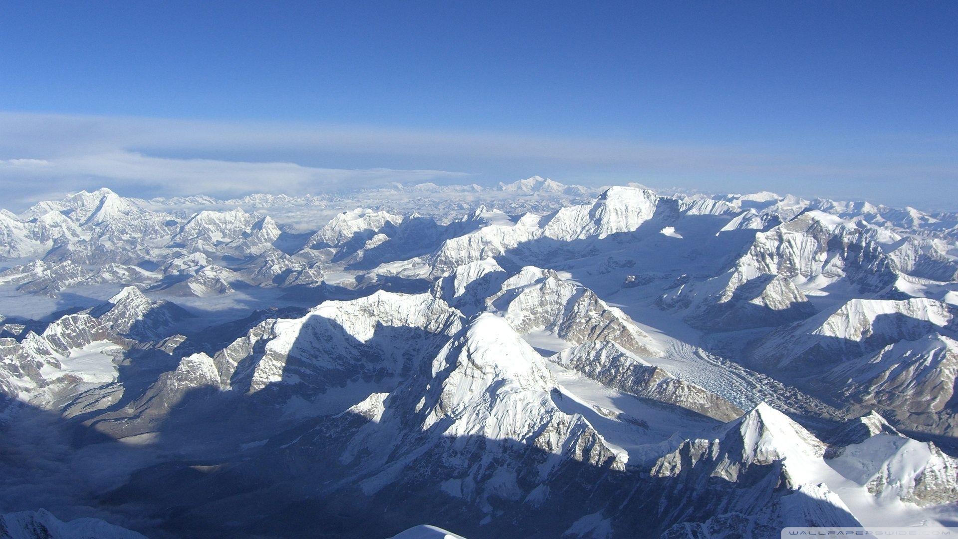 Snowy Mountains HD Wallpaper, Background Image