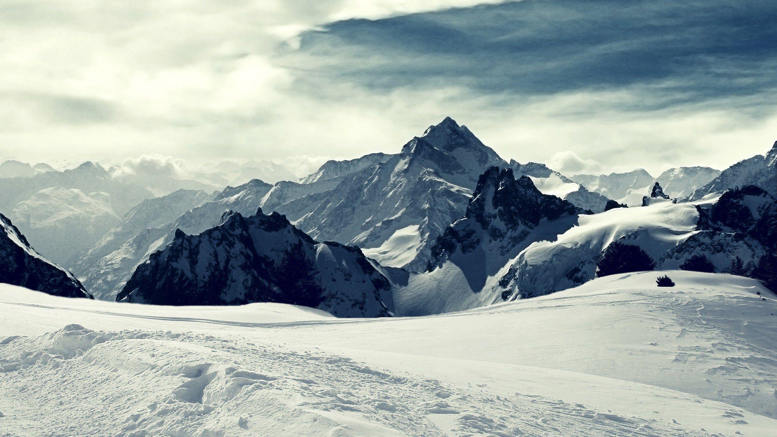 Snowy Mountains Wallpaper. snow