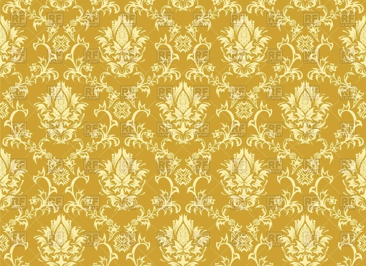 Victorian Wallpaper Pattern Seamless Style Vector Image Wallpaper