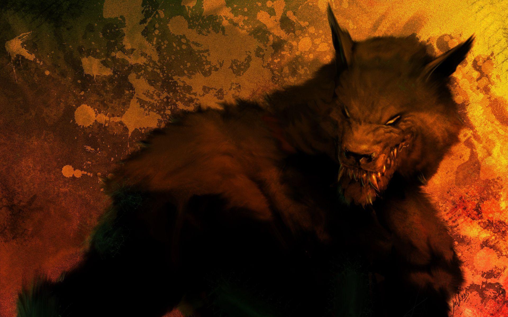 Lycan Werewolf Art. Alpha Coders. Dark Werewolf