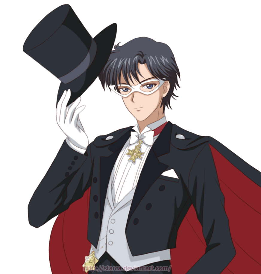 Sailor Moon Crystal style fan art: Tuxedo Kamen