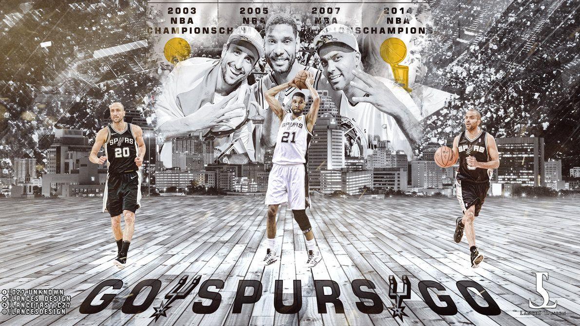 San Antonio Spurs Big 3 Wallpaper
