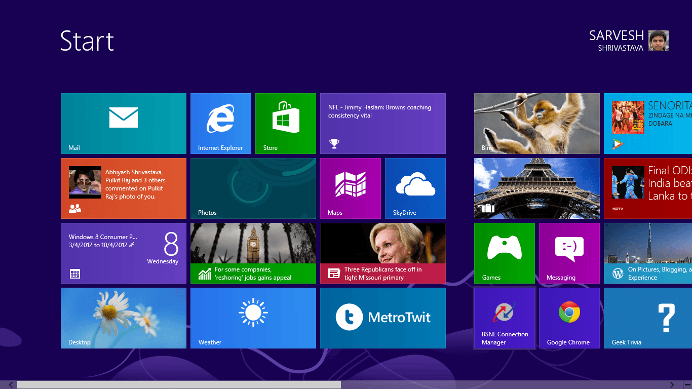Windows 8 RTM Lock Screen and Start Screen Background Emerge