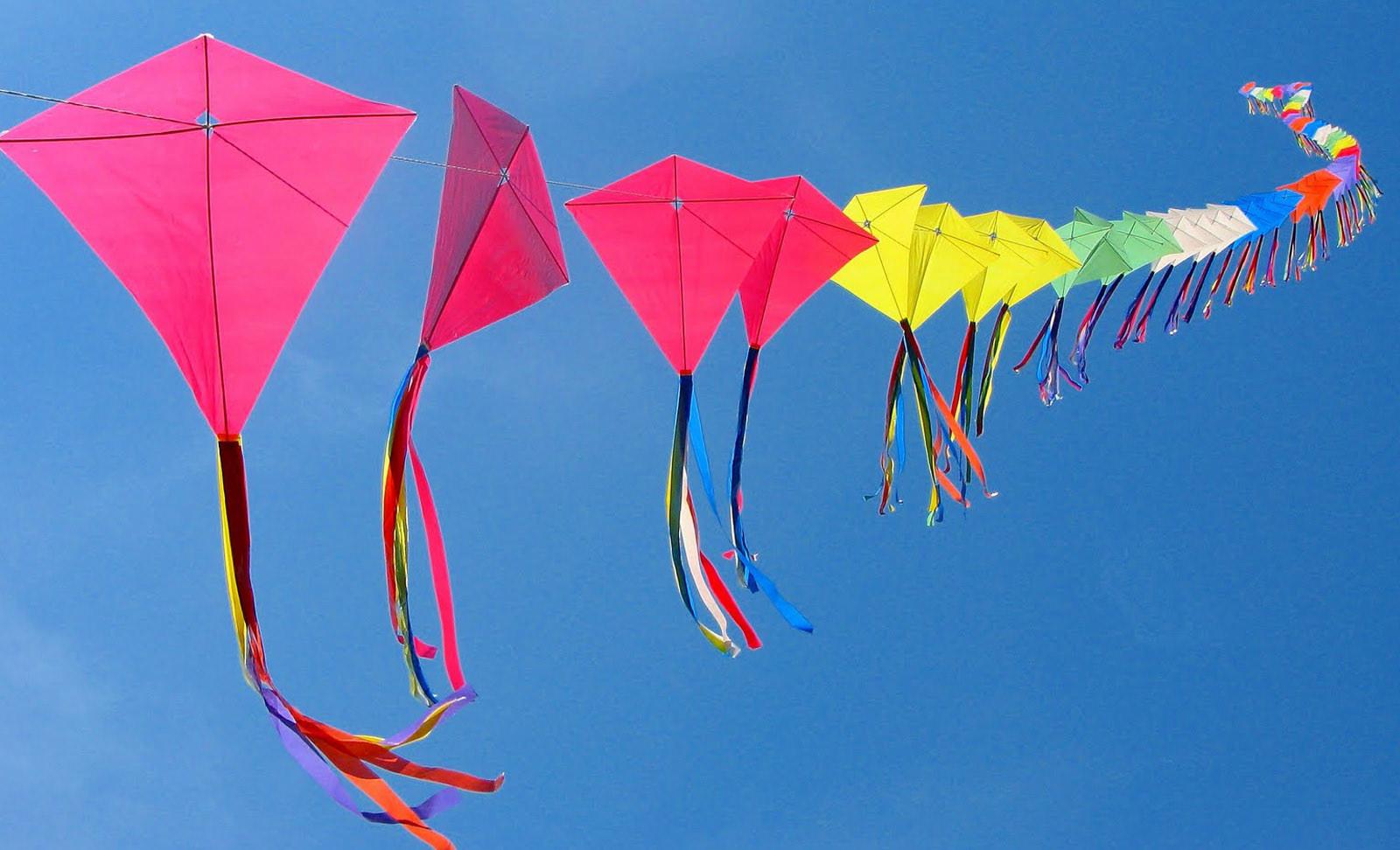 Top Wonderful kites HD Image. Uttarayan Festival of India