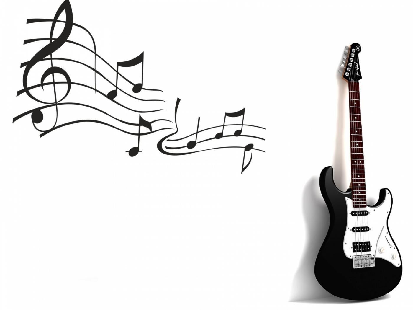 Download White Music Guitar Wallpaper HD Desktop Mobile