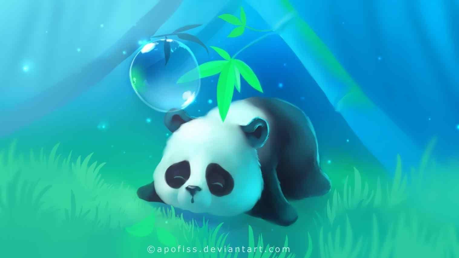 Baby Panda Cartoon Wallpapers Wallpaper Cave