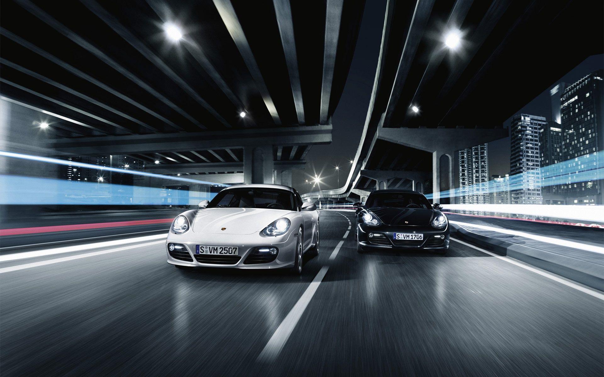 Porsche Cayman Racing HD Wallpaper