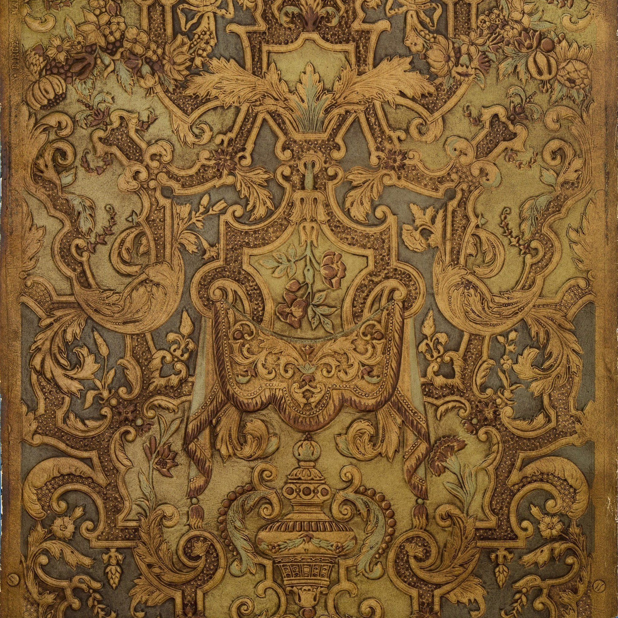 Spanish Embossed Leather Antique Wallpaper & Company