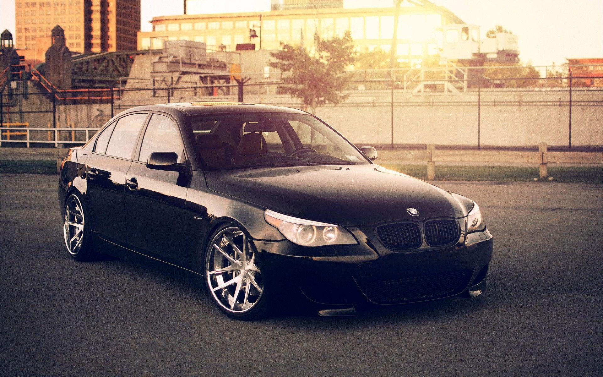 Black BMW M5 with big rims. picture for desktop and wallpaper. Rides. BMW M BMW and Cars