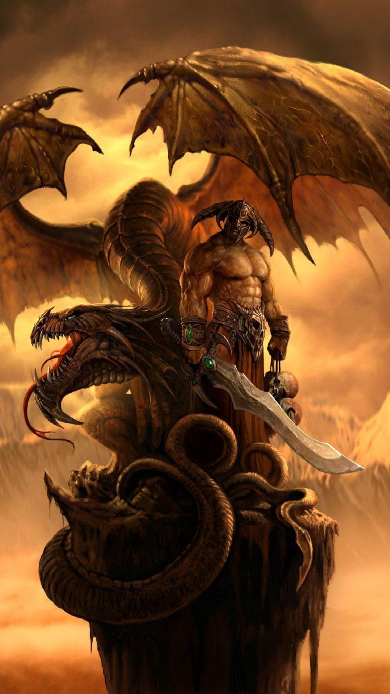 The Dragon, Dragon, Fantasy, Art (1522x3296) - Desktop & Mobile Wallpaper