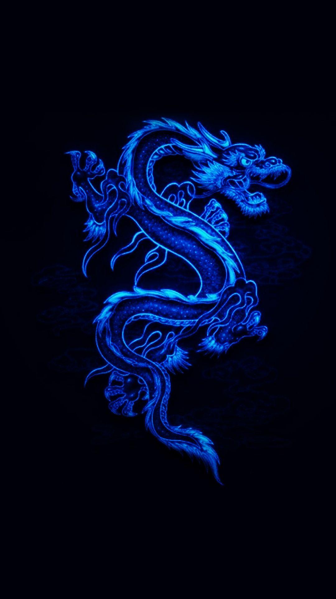 Free HD Blue Dragon 2 Phone Wallpaper.5547