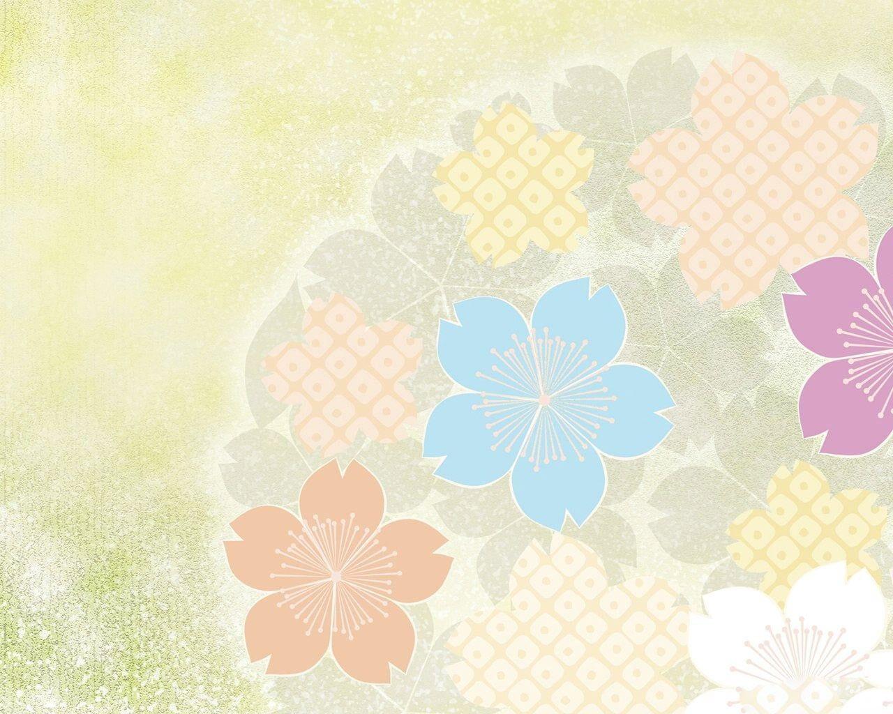 Teal and pink flower digital wallpaper HD wallpaper