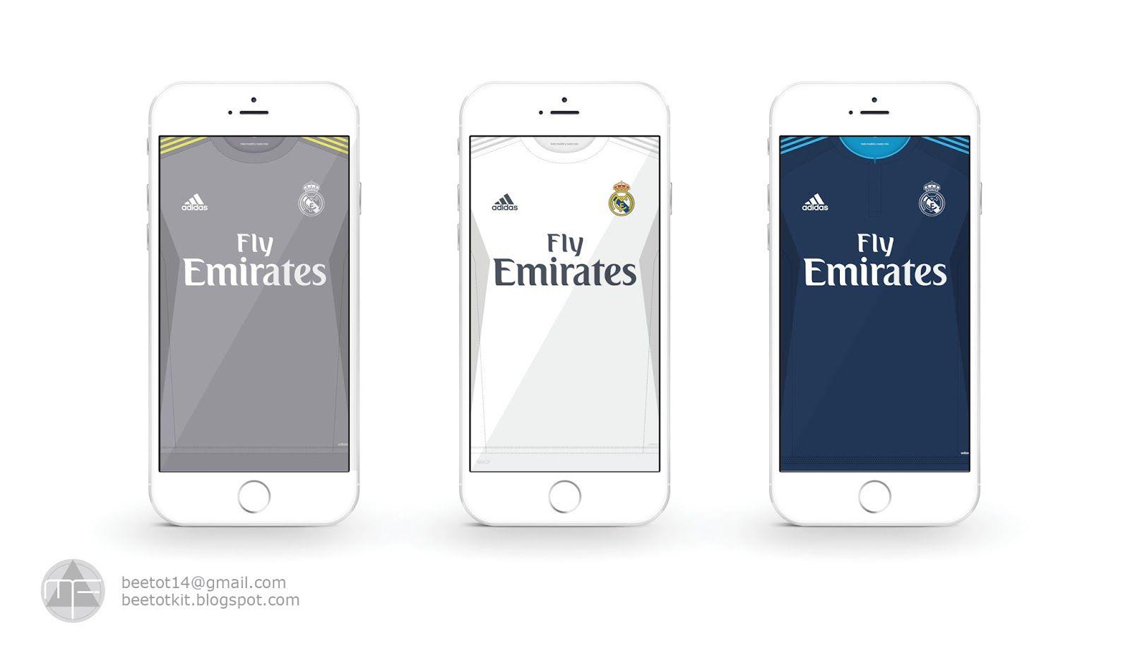 Beetot Kit: Real Madrid Kit 15 16 IPhone 6 Wallpaper