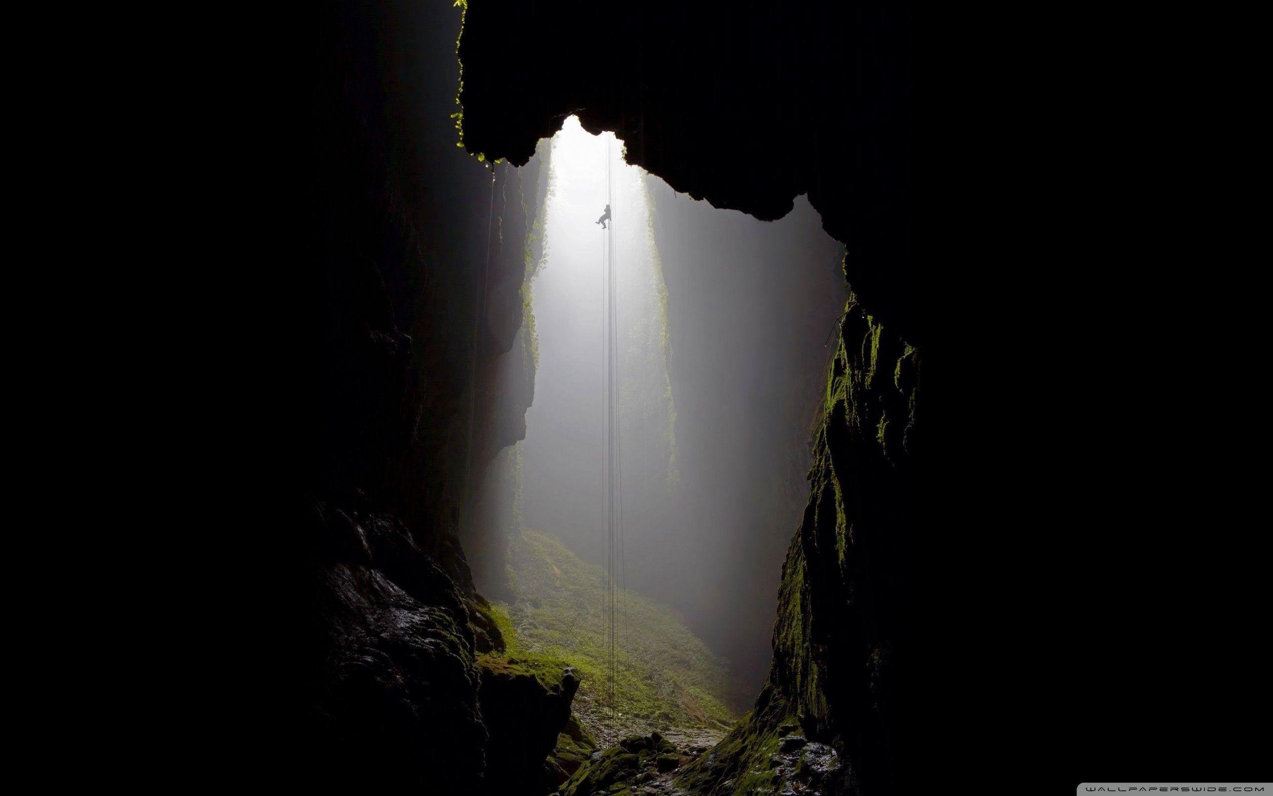 Descending Into Deep Cave ❤ 4K HD Desktop Wallpaper for 4K Ultra HD