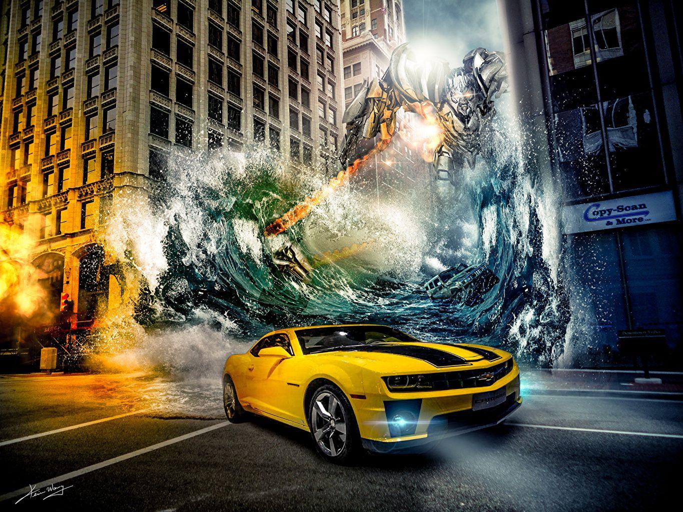 Photo Transformers Chevrolet Robot Fantasy Movies Battles