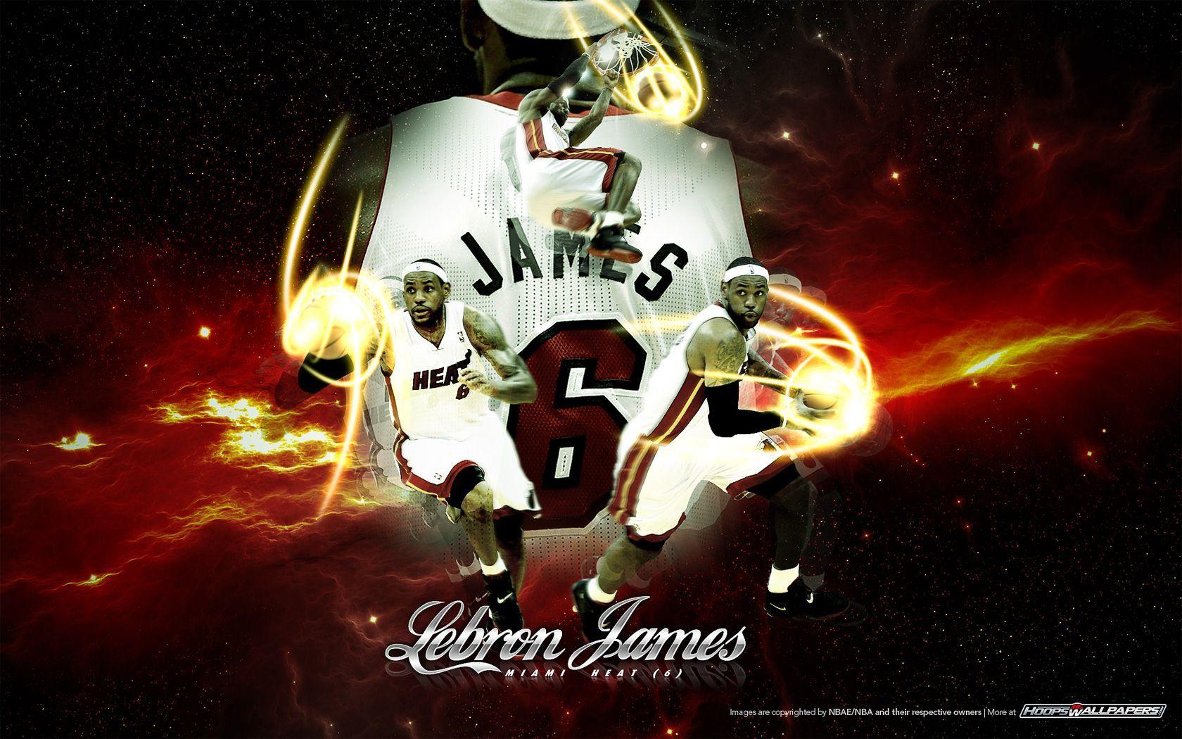 Basketball NBA Miami Heat LeBron James Wallpaper. Sport