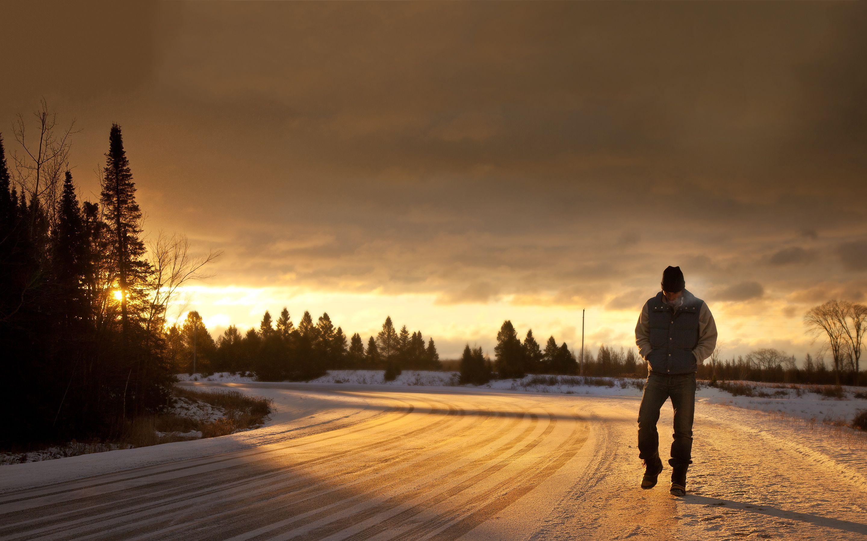 walking alone hd wallpapers