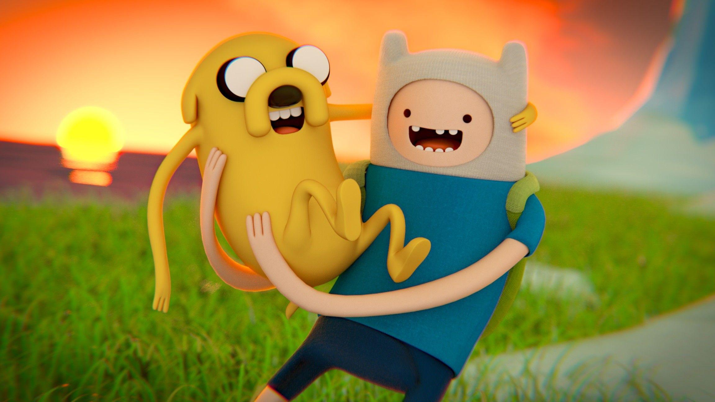 Adventure Time, Finn the Human, Jake the Dog wallpaper
