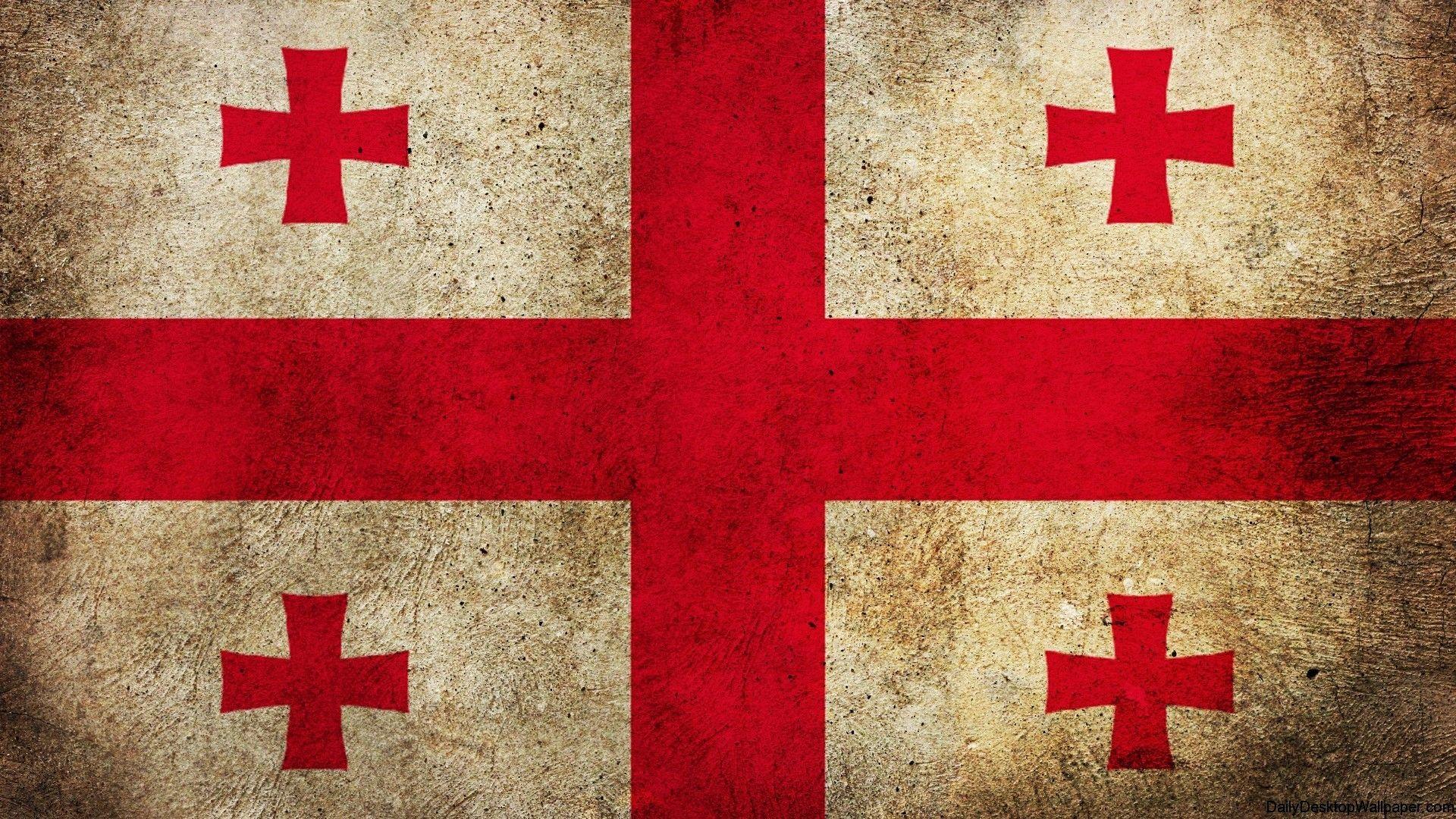 Georgia Flag Wallpaper