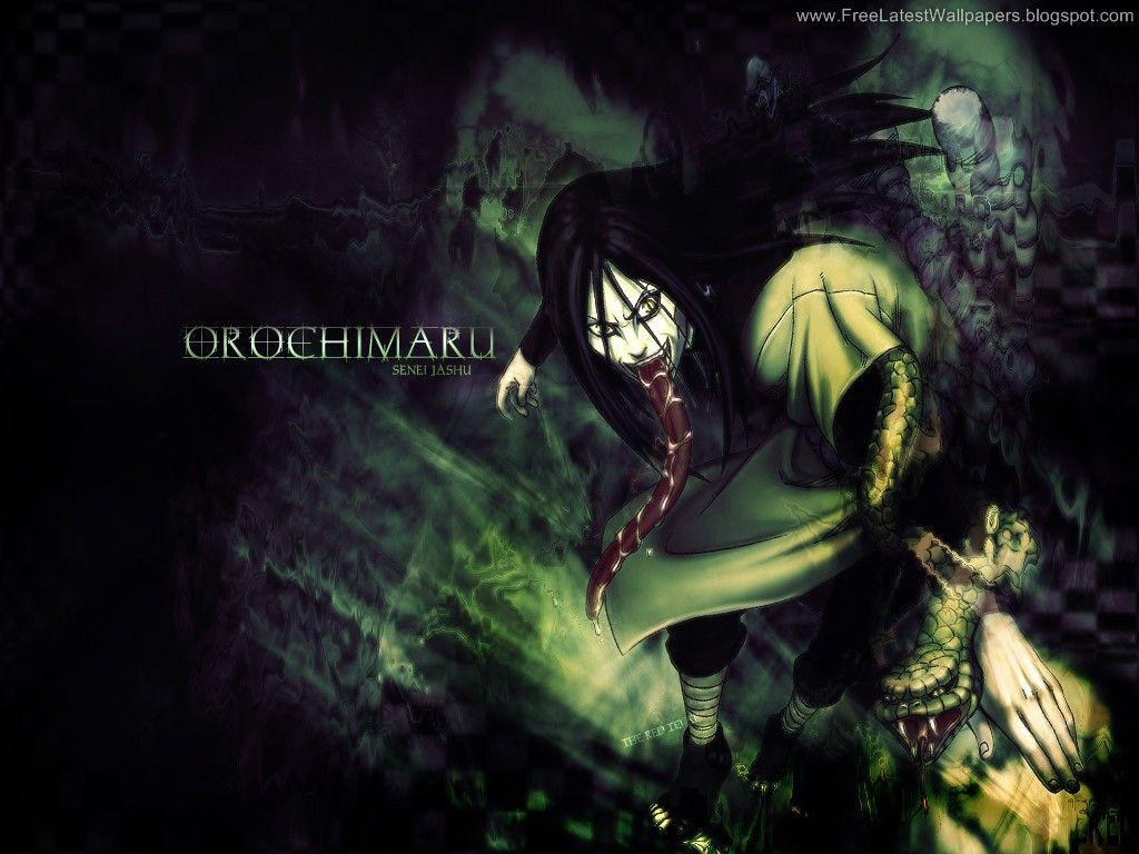 Orochimaru. naruto black wallpaper