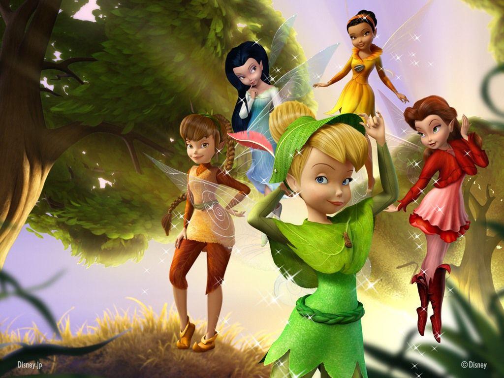 Tinker Bell and Friends Wallpaper