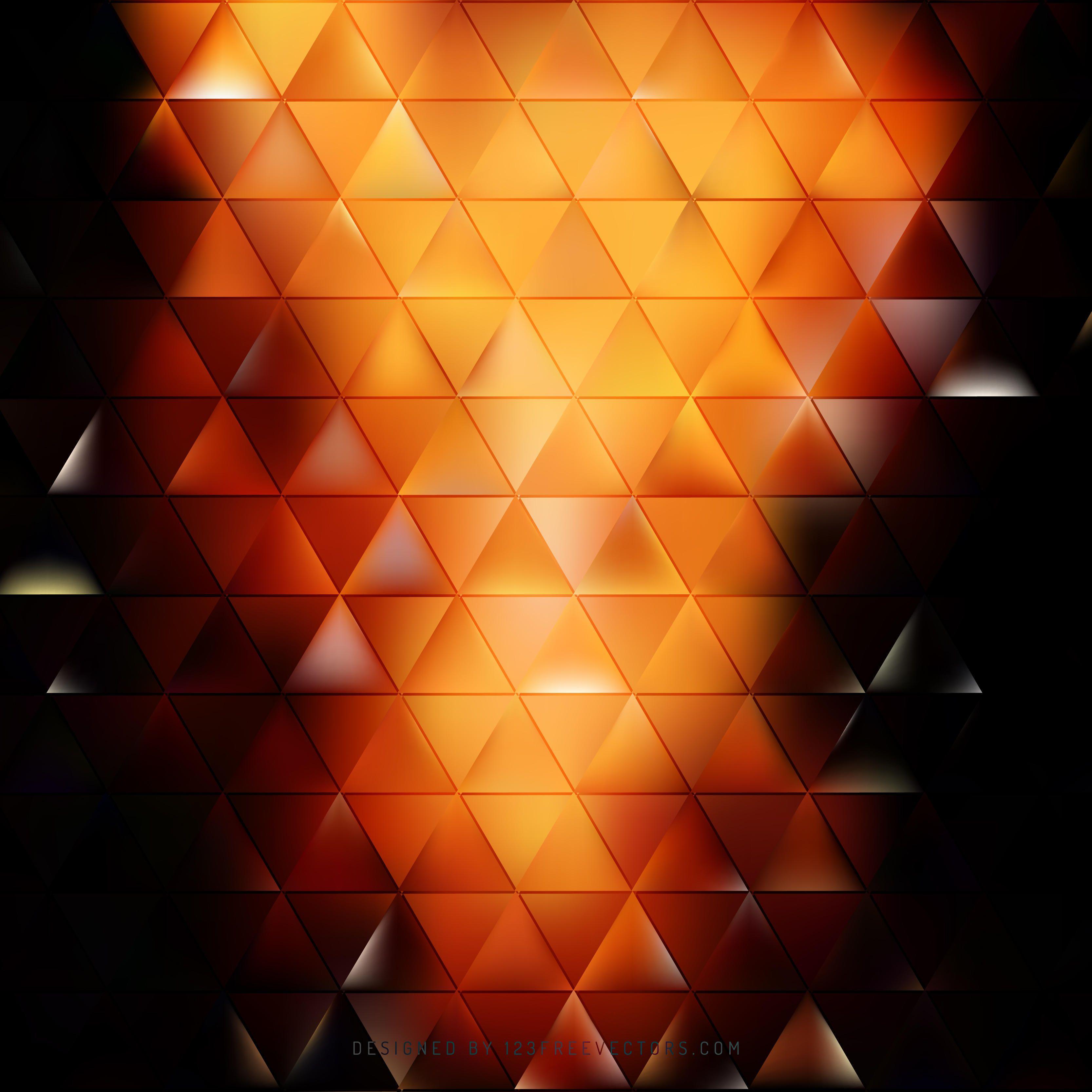 Black Orange Fire Triangle Background Clip ArtFreevectors