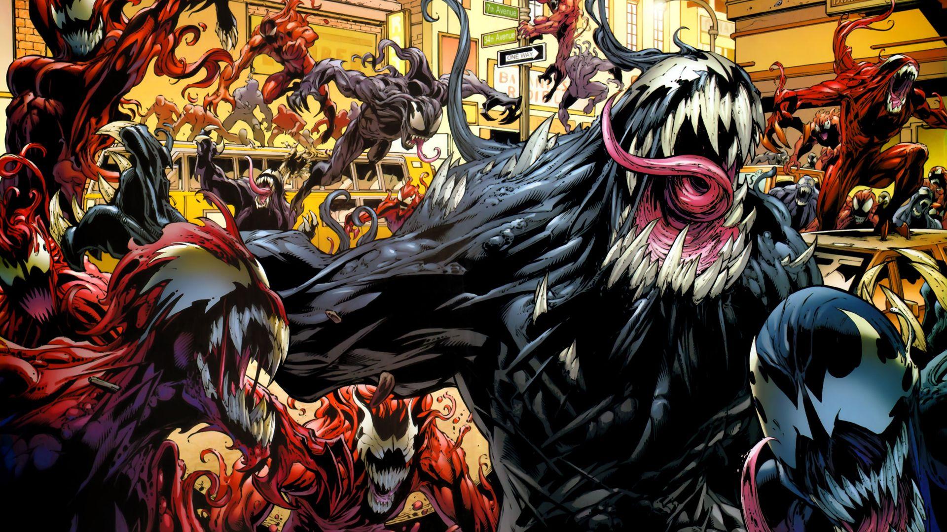 Carnage Vs Venom Comic HD Wallpaper, Background Image