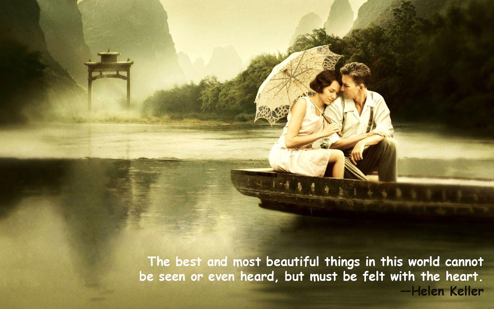Famouse love image with quotes. Cute Romantic & Sad Love quotes