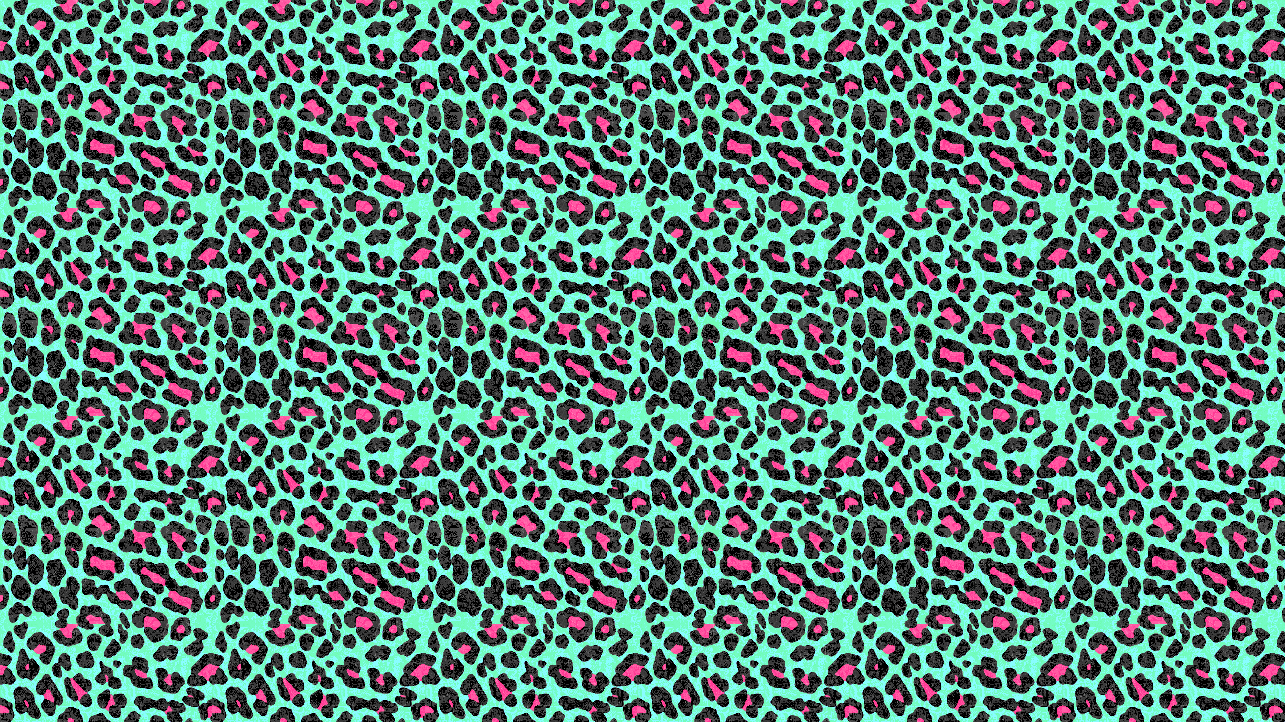 colorful cheetah print desktop wallpaper