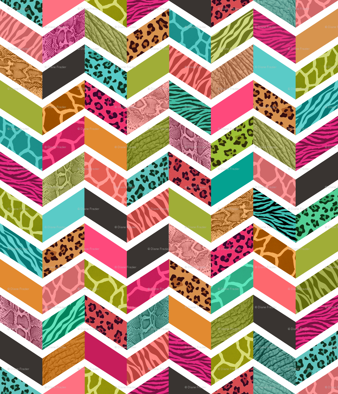 Rainbow Cheetah And Zebra Print Wallpaper Animal print chevron
