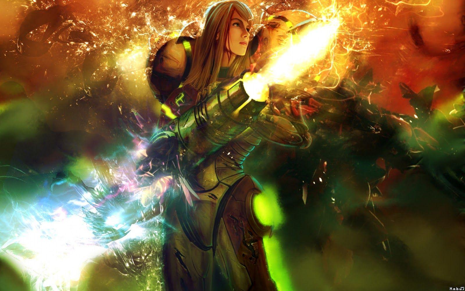 Samus Aran(Metroid) vs Spawn(Image Comics)