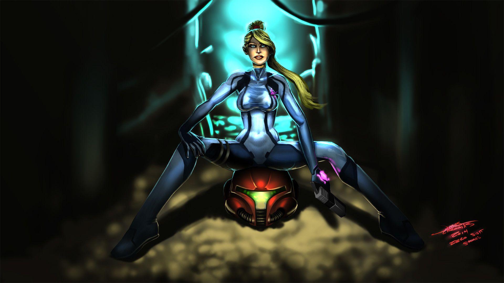 Zero Suit Samus Android Wallpaper