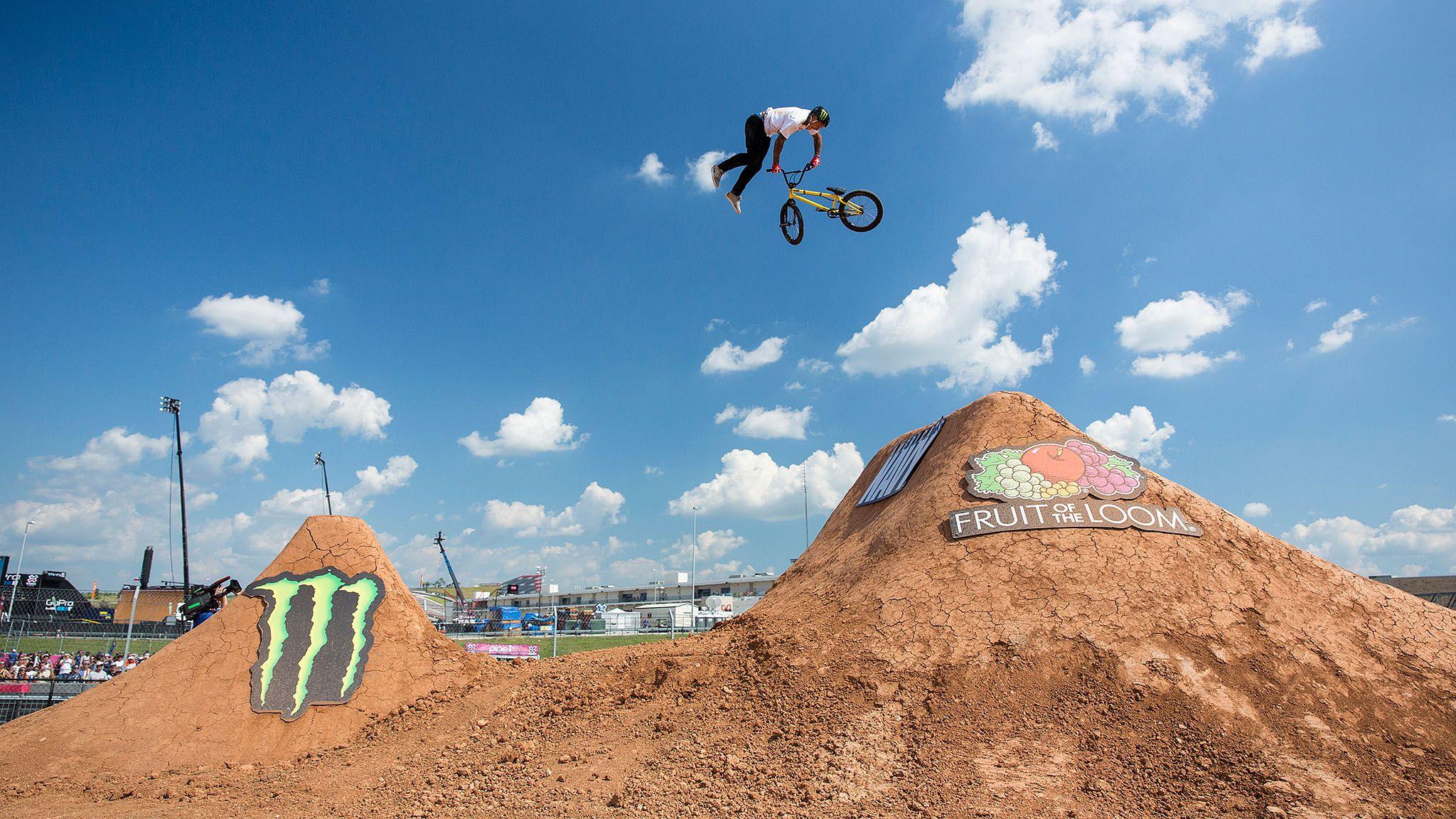The 14 riders who competed Saturday in BMX Dirt were an experienced