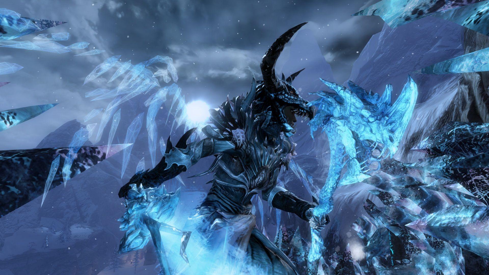 HD Ice Dragon Wallpaper