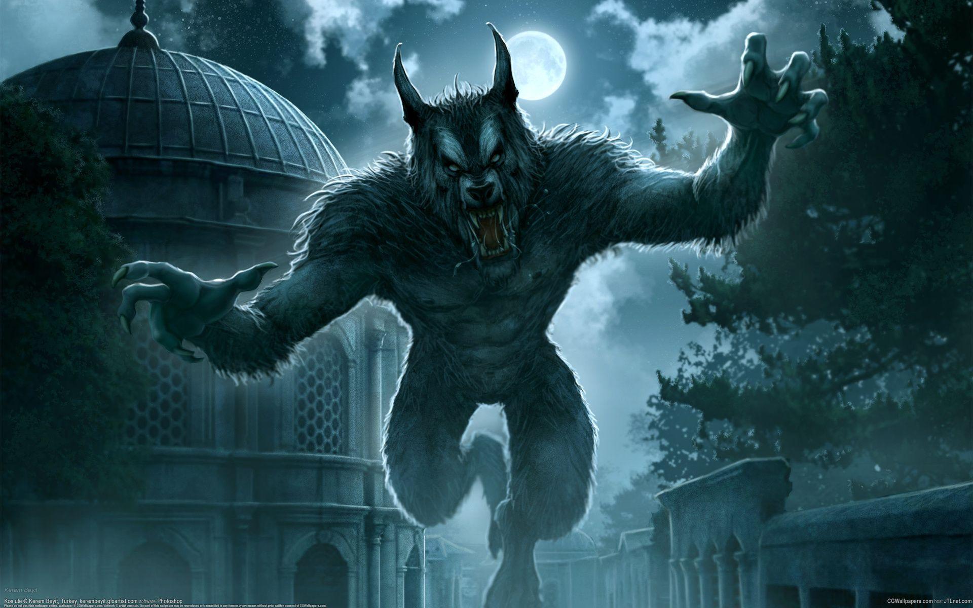 Kerem beyit werewolf dark horror evil creepy spooky animals wolf