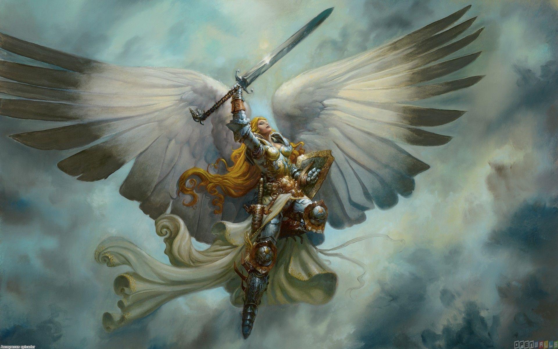 Warrioress saint wallpaper
