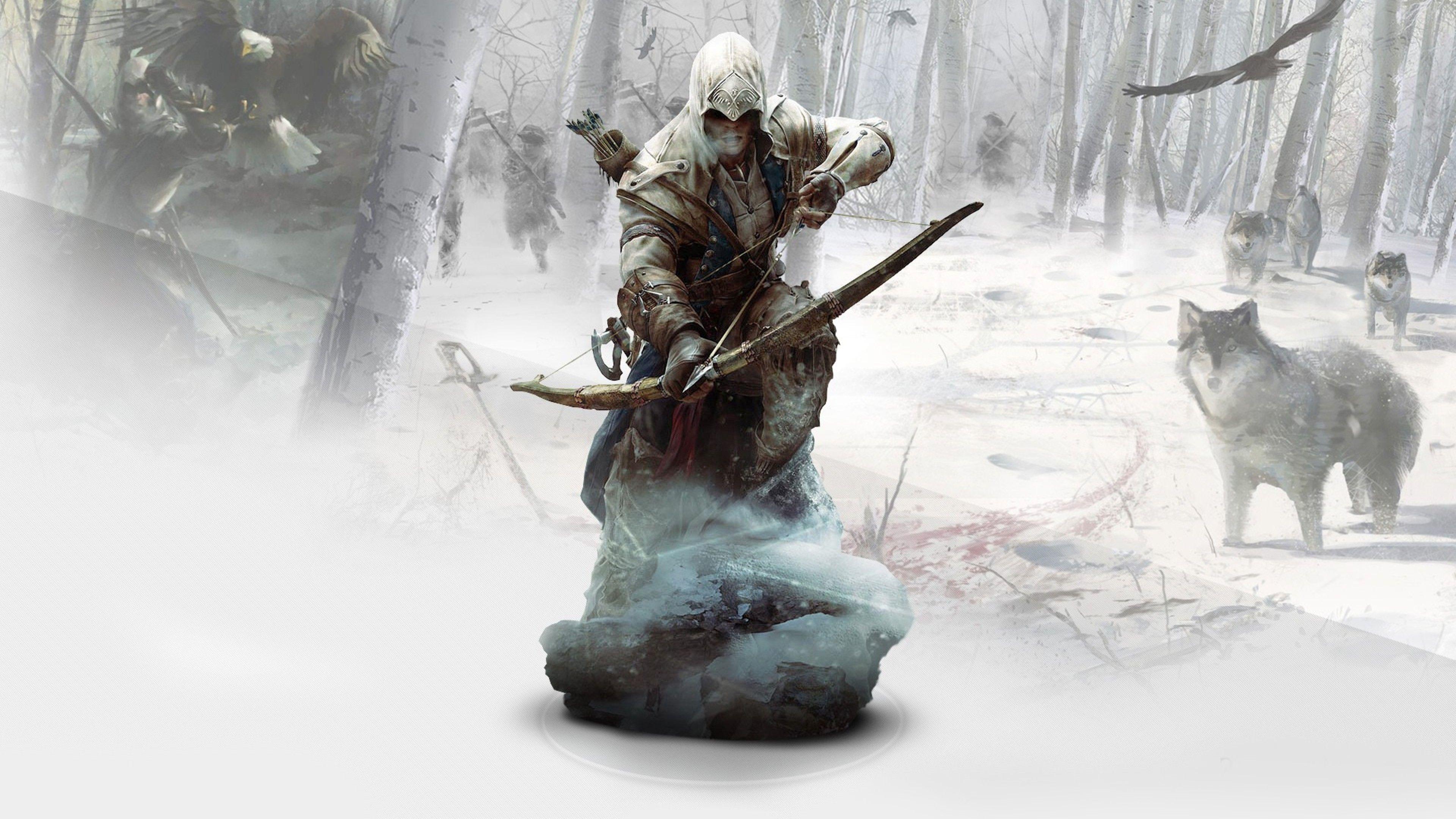 Ratonhnkaketon Assassins Creed HD Games, 4k Wallpaper, Image