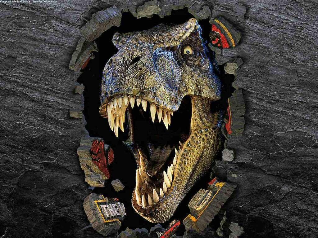 Wallpaper For > Jurassic Park T Rex Wallpaper. Dino party in 2019