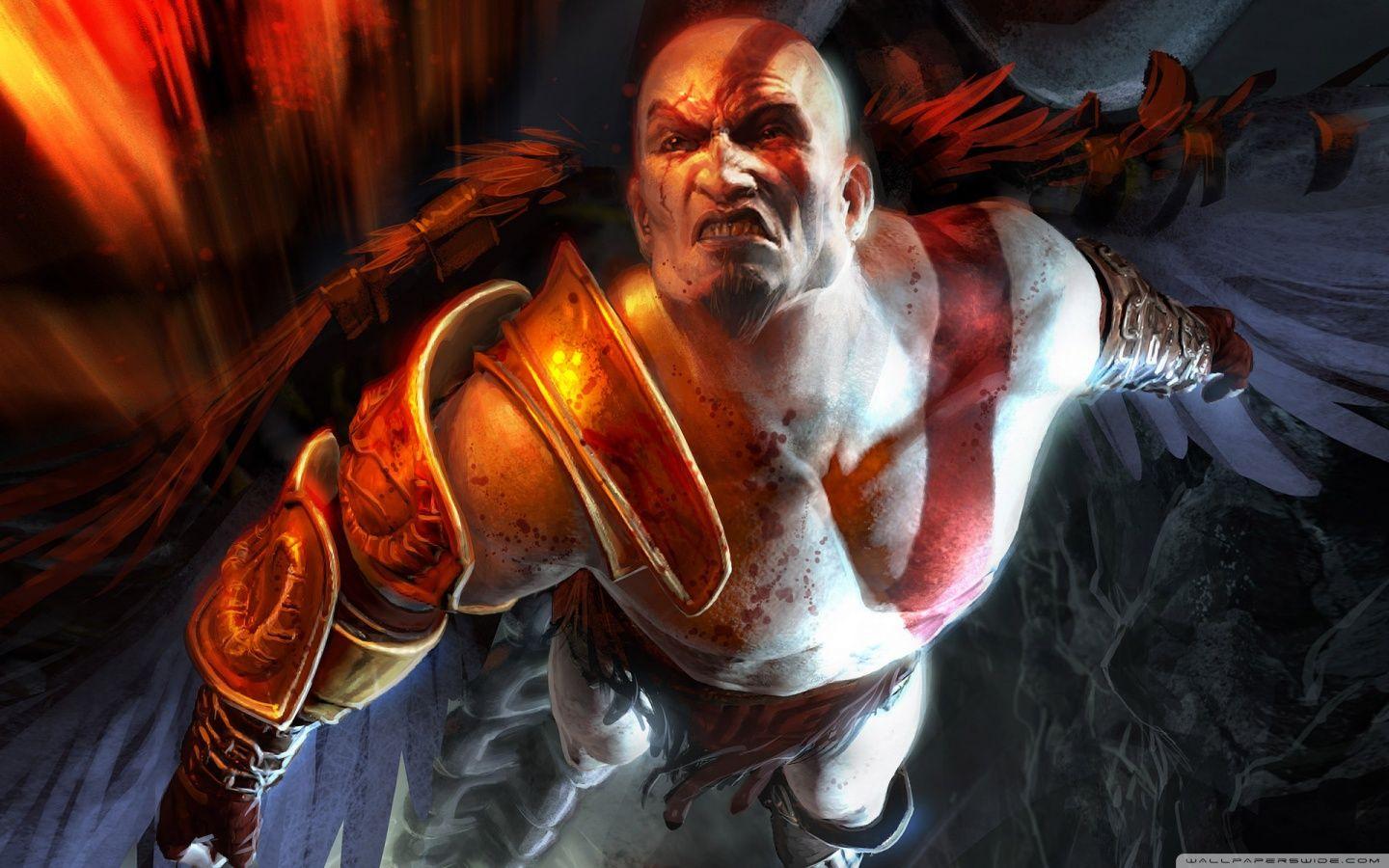 God of War 3 Logo HD Wallpaper - WallpaperFX