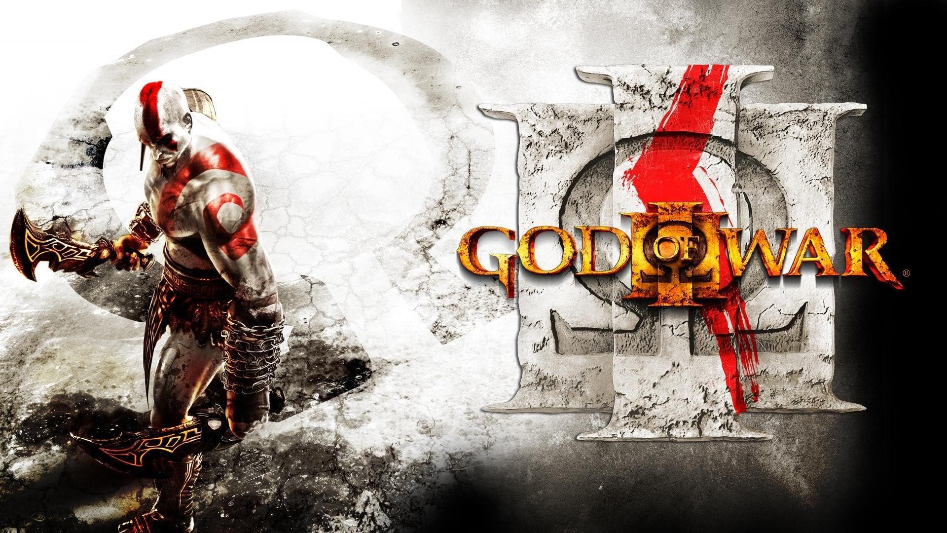 God of War 3 Logo HD Wallpaper - WallpaperFX