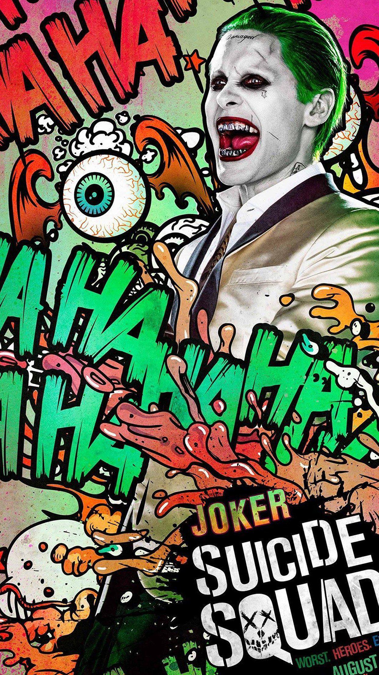 Cool Suicide Squad Film Poster Art Illustration Joker Iphone6 Plus
