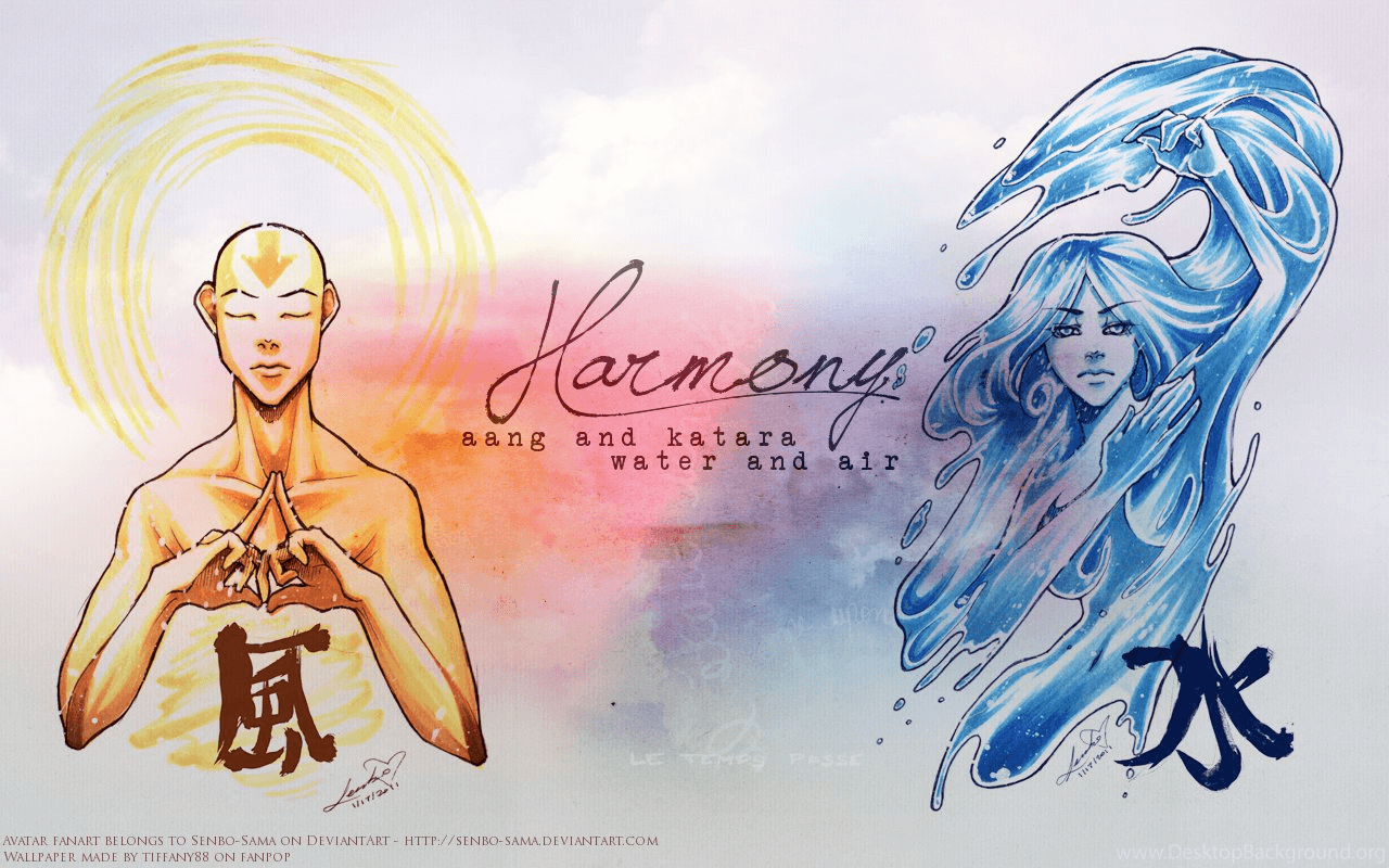 Aang And Katara ♥ Avatar: The Last Airbender Wallpaper