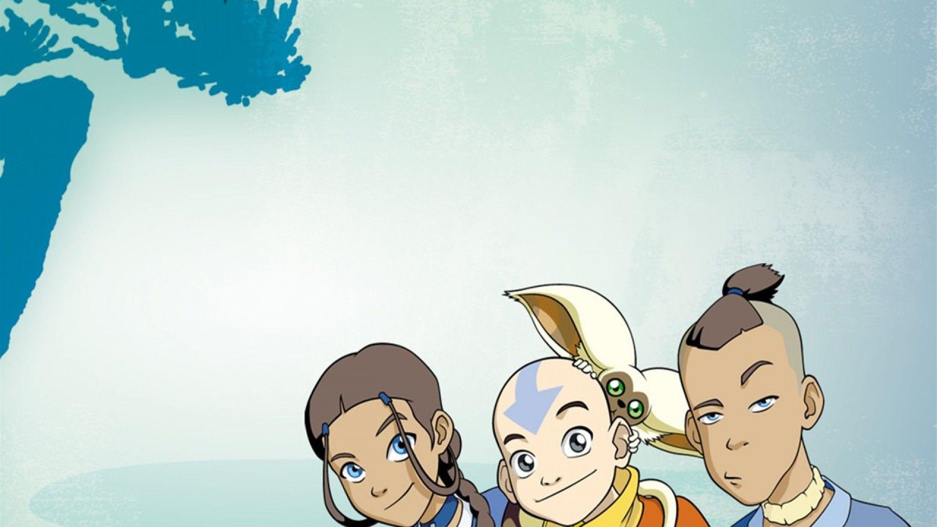 ScreenHeaven: Aang Avatar: The Last Airbender Katara Sokka desktop.